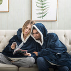 Fall/winter wearable lamb velvet lazy blanket, home casual plush sweater