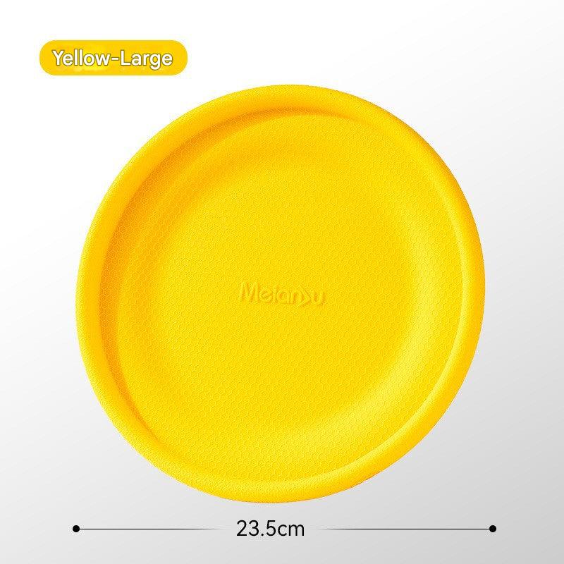 Dog plush frisbee toy