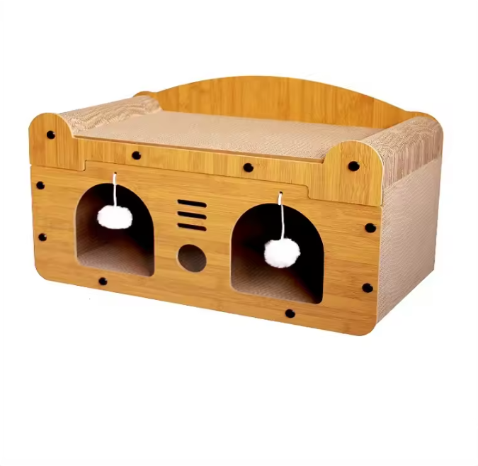 2-in-1 Cat Scratcher House