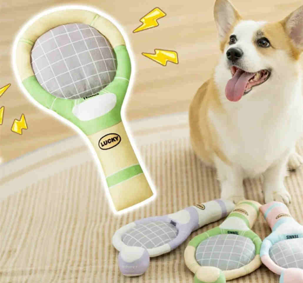 Dog plush frisbee toy
