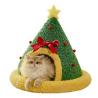 Christmas cat bed