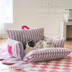 Pet sofa, open cat bed