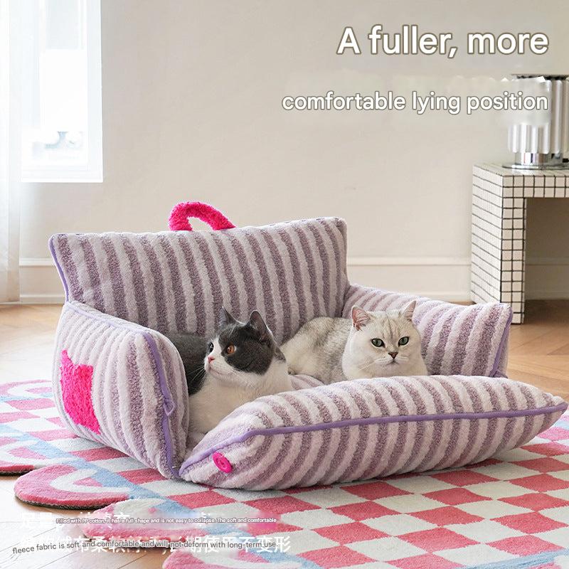 Pet sofa, open cat bed