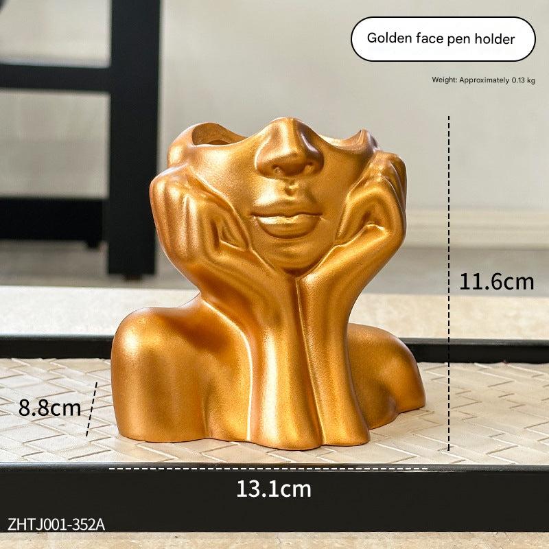 Pen holder makeup brush holder decoration