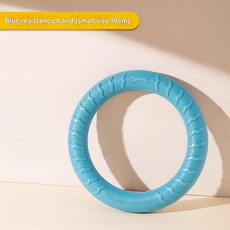 Dog plush frisbee toy