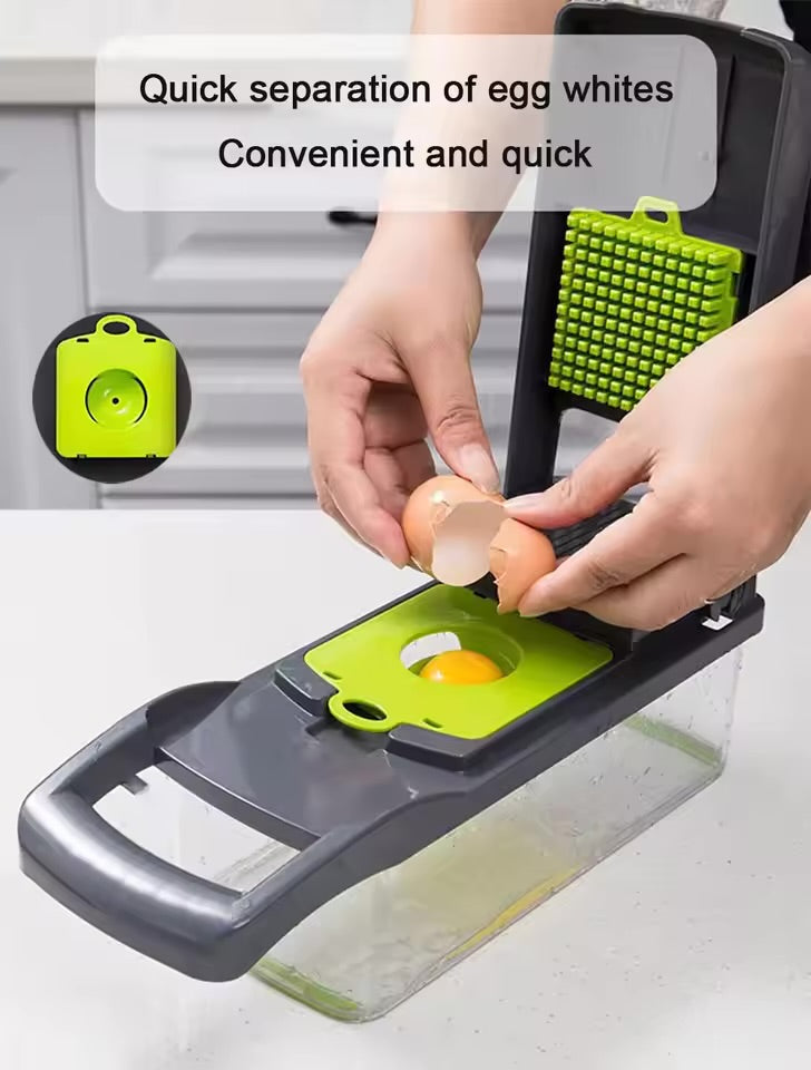 Multi-functional vegetable cutting artifact