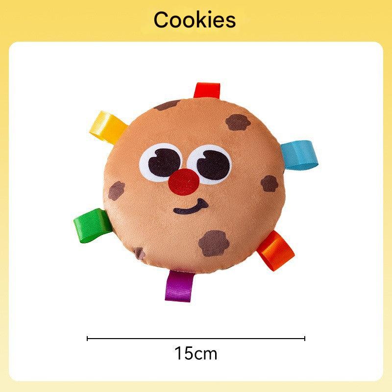 Dog plush frisbee toy