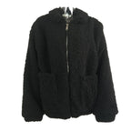 Coat, Autumn and Winter Long Sleeve Lapel Warm Faux Fur Fleece