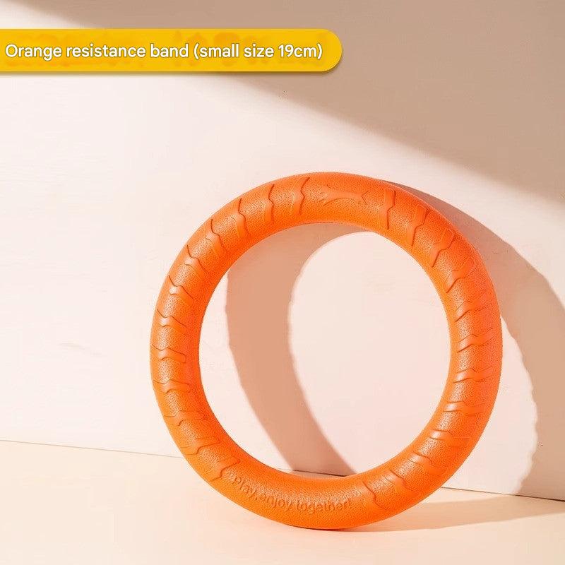 Dog plush frisbee toy