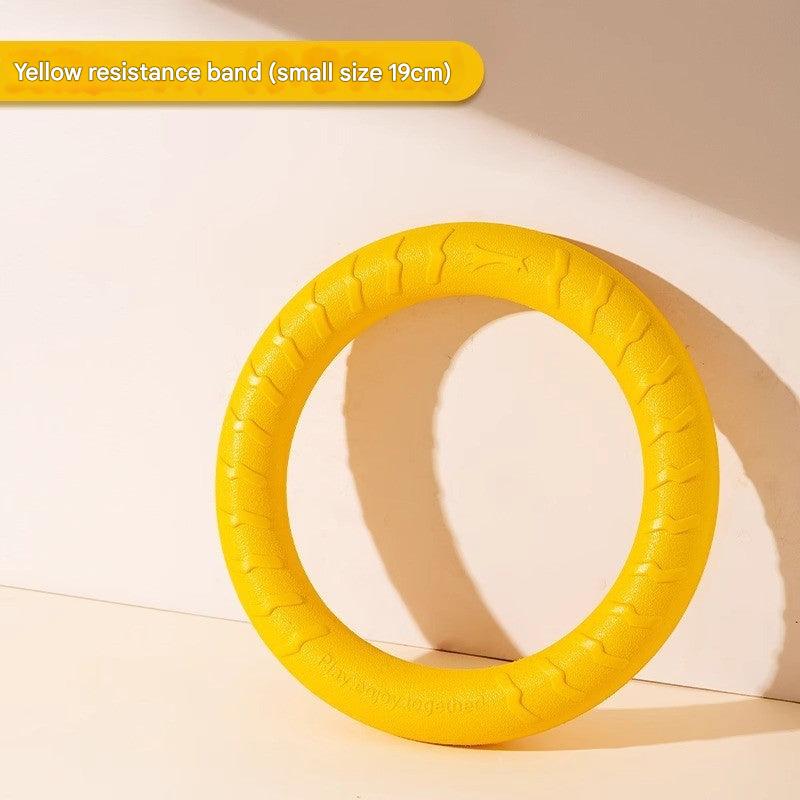 Dog plush frisbee toy