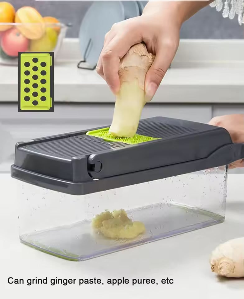 Multi-functional vegetable cutting artifact