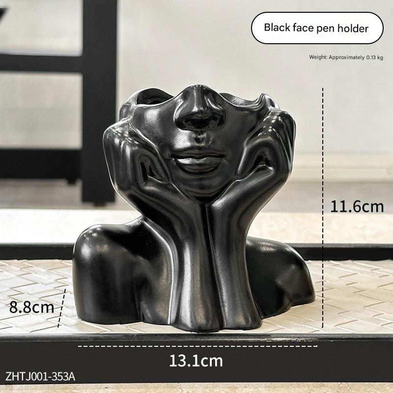 Pen holder makeup brush holder decoration