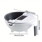 Multi-functional drain basket kitchen cutter