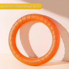 Dog plush frisbee toy