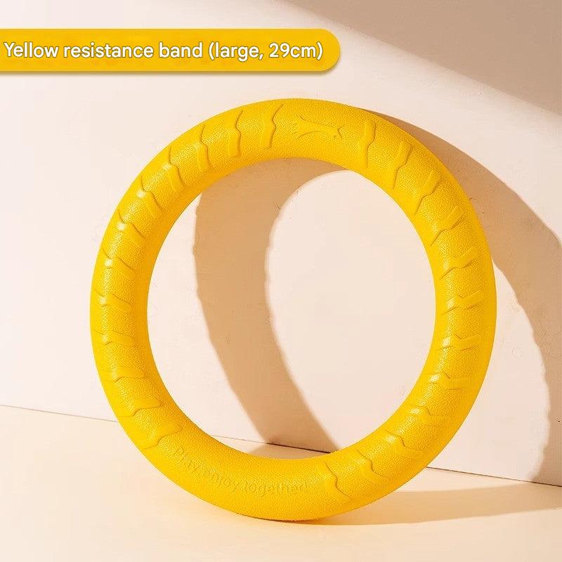 Dog plush frisbee toy