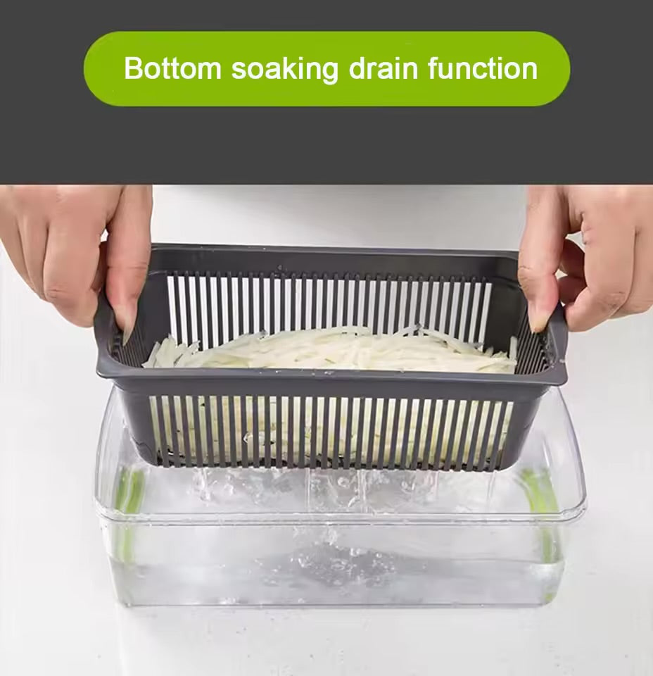 Multi-functional vegetable cutting artifact