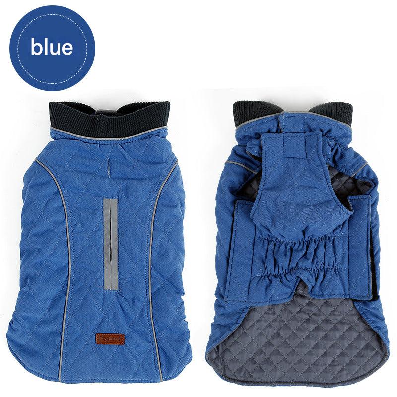 Pet autumn and winter retro warm thick coat vest