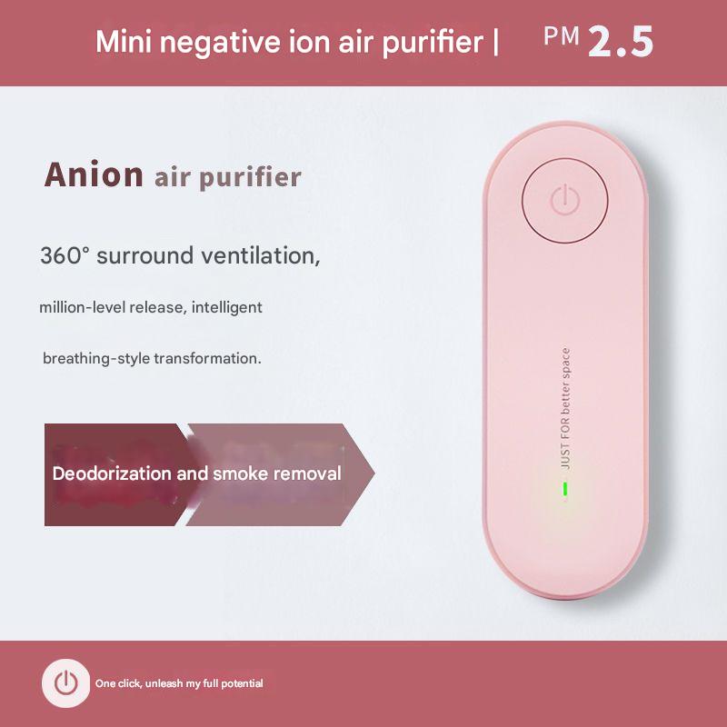 Mini air purifier for home use