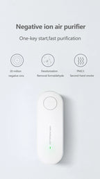Mini air purifier for home use