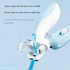 LED-lit cat nail clippers with anti-bleeding function