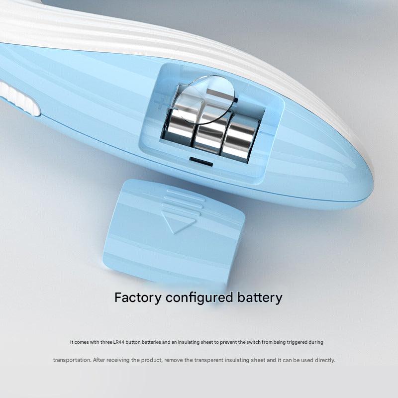 LED-lit cat nail clippers with anti-bleeding function