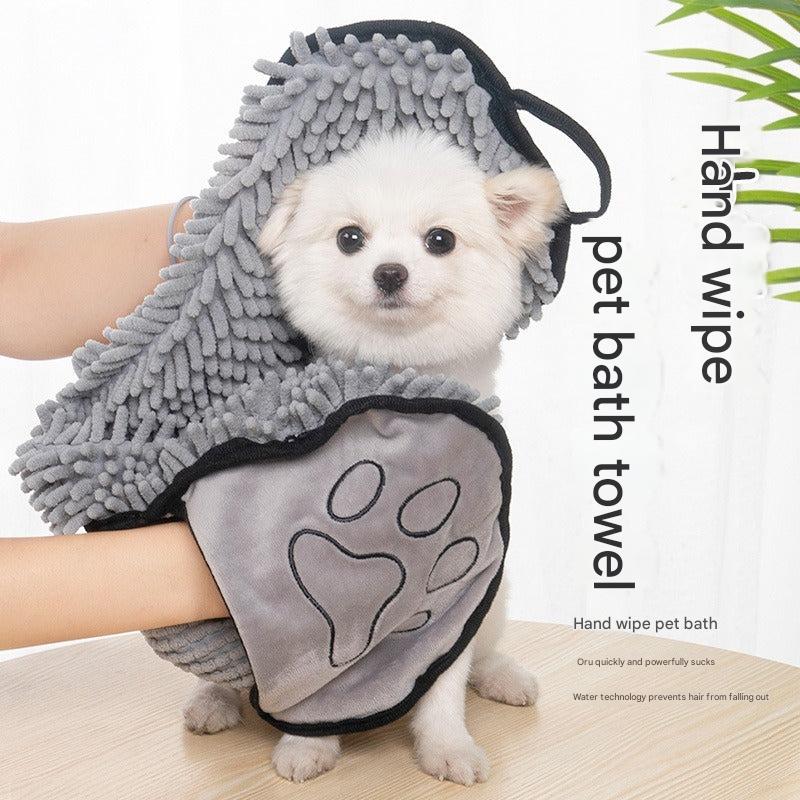 Thick, absorbent pet towels for dogs and cats