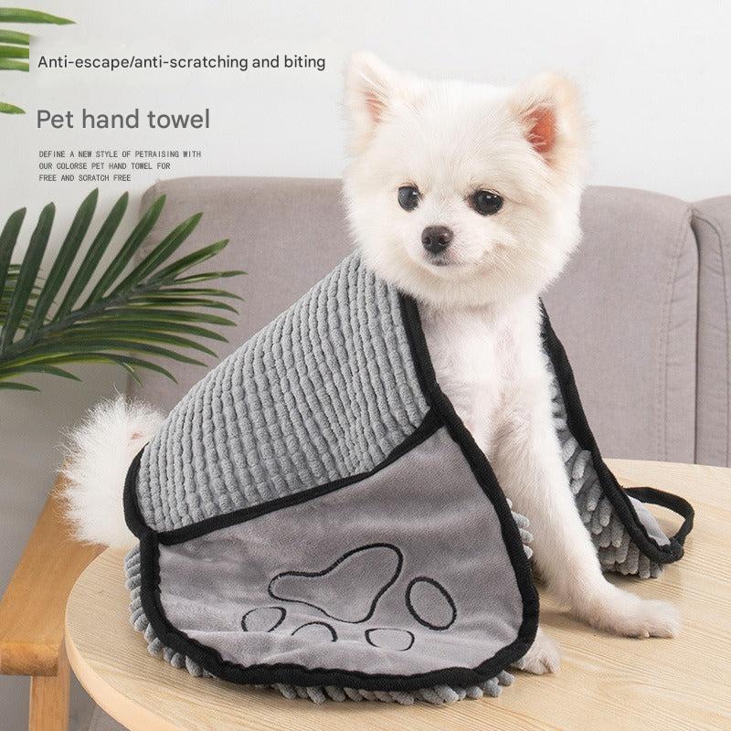 Thick, absorbent pet towels for dogs and cats
