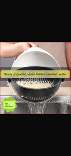 Multi-functional drain basket kitchen cutter