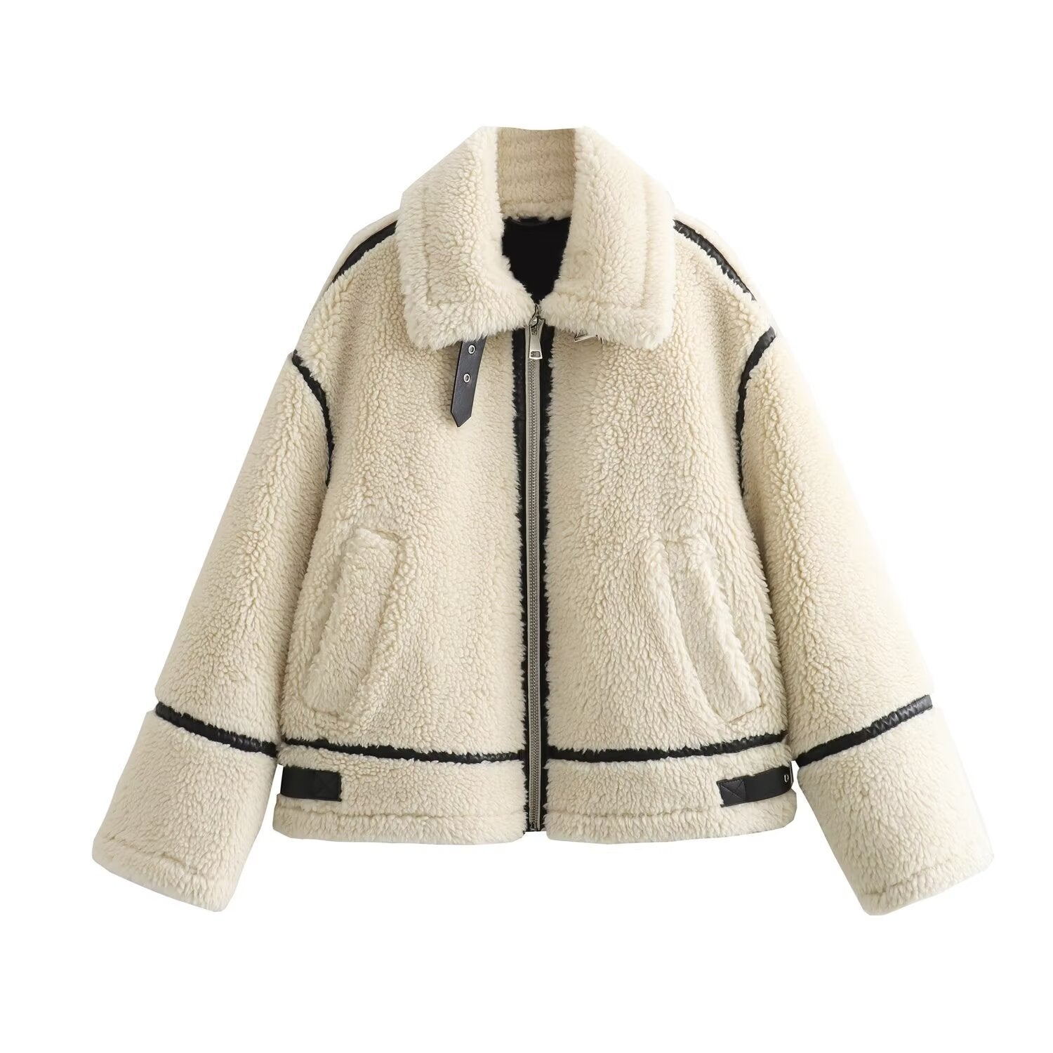 Autumn and winter new lamb wool jacket women