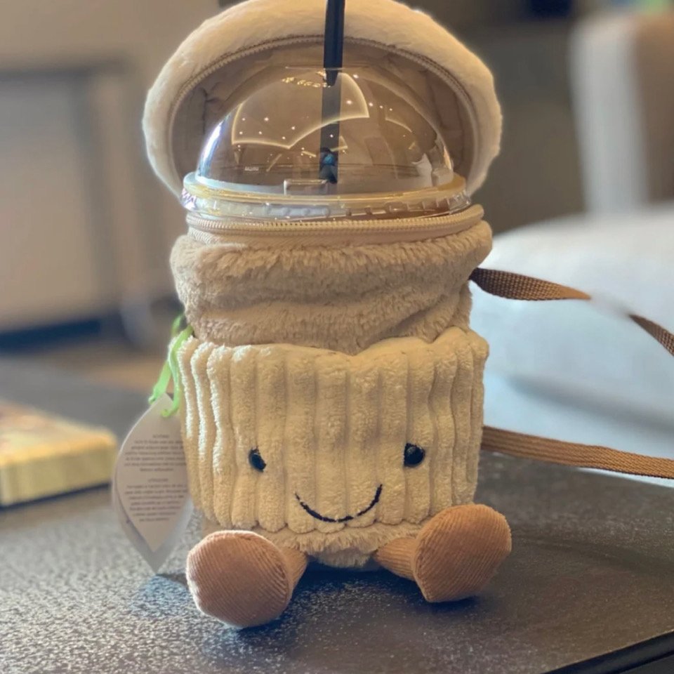 Portable Coffee & Milk Tea Bag Toy Cup Sleeve Bag