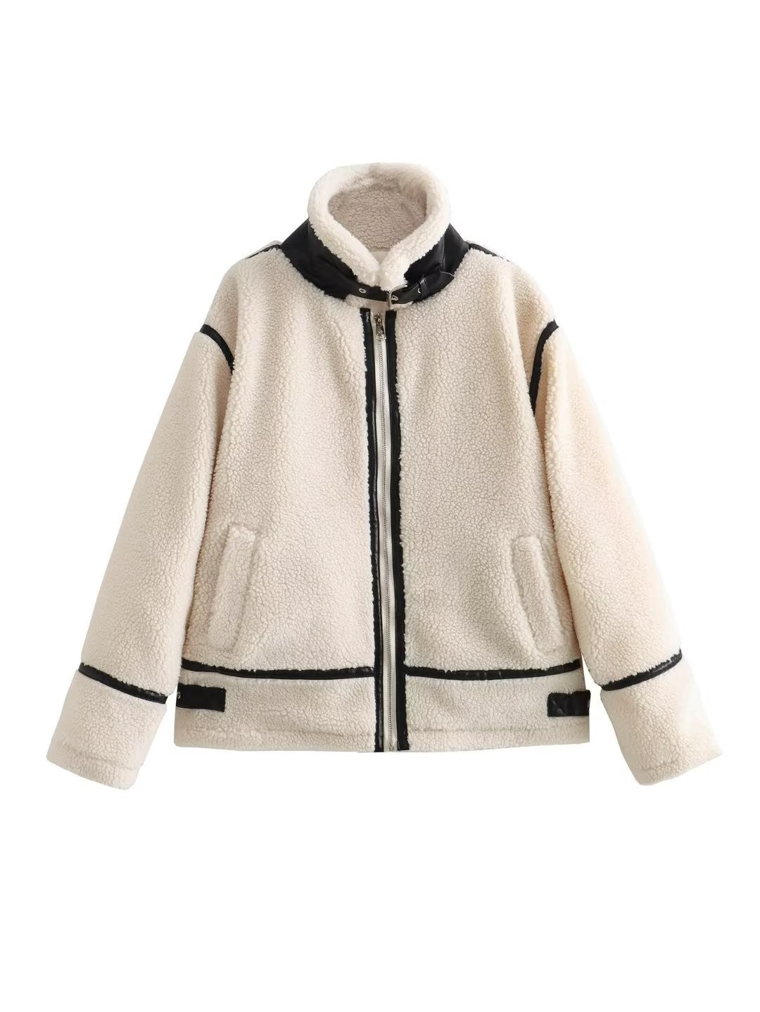 Autumn and winter new lamb wool jacket women
