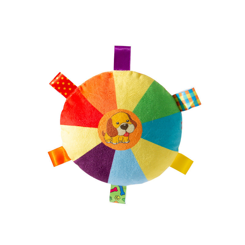 Dog plush frisbee toy