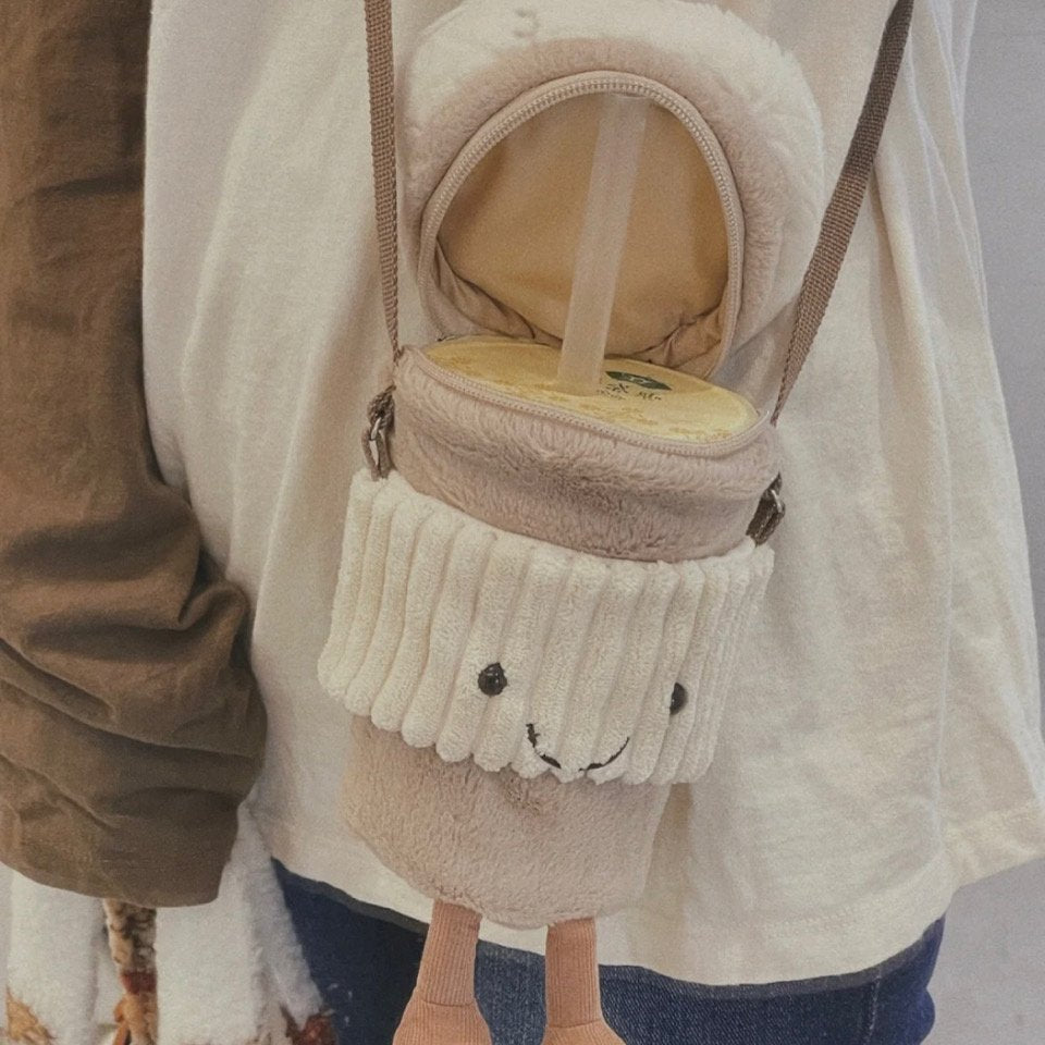 Portable Coffee & Milk Tea Bag Toy Cup Sleeve Bag