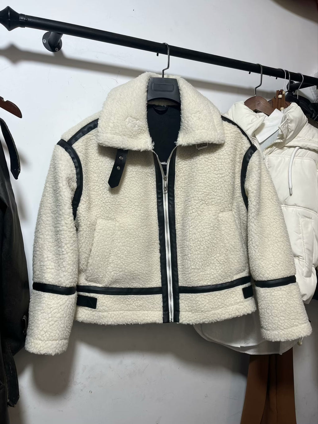 Autumn and winter new lamb wool jacket women