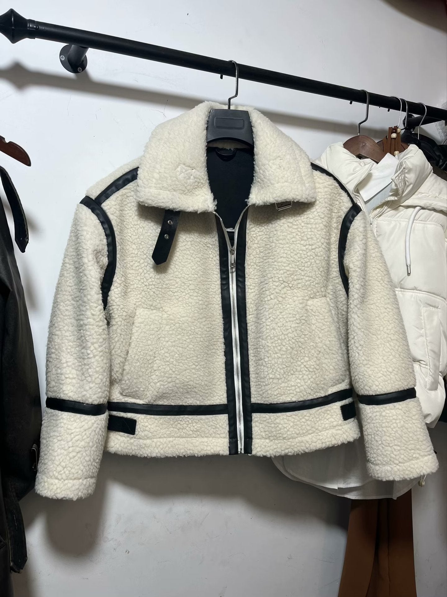 Autumn and winter new lamb wool jacket women