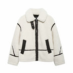 Autumn and winter new lamb wool jacket women