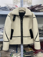 Autumn and winter new lamb wool jacket women