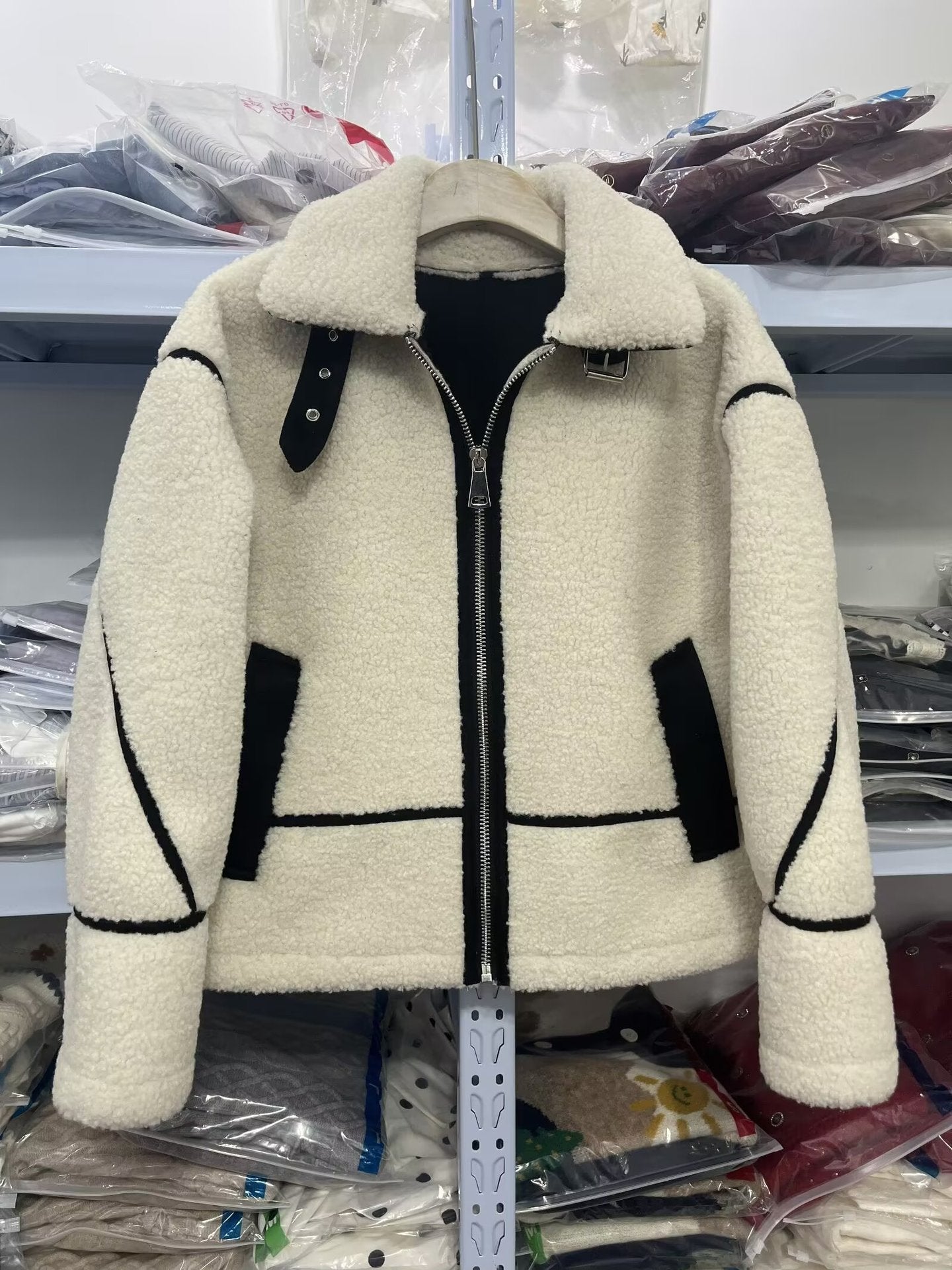 Autumn and winter new lamb wool jacket women