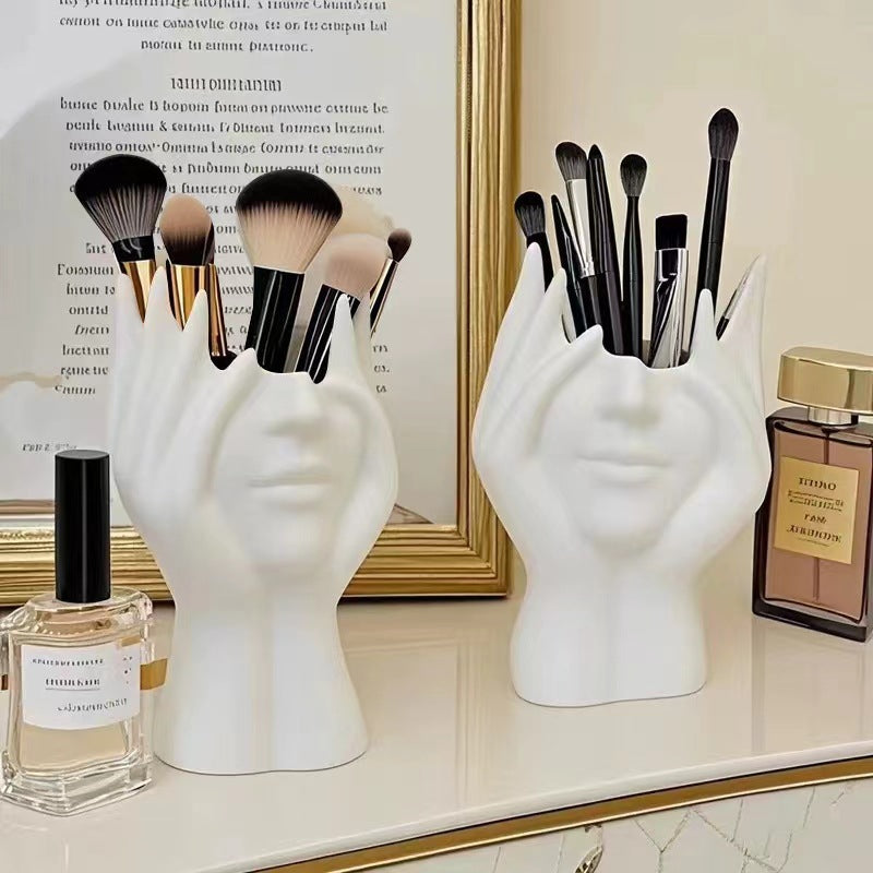 Pen holder makeup brush holder decoration